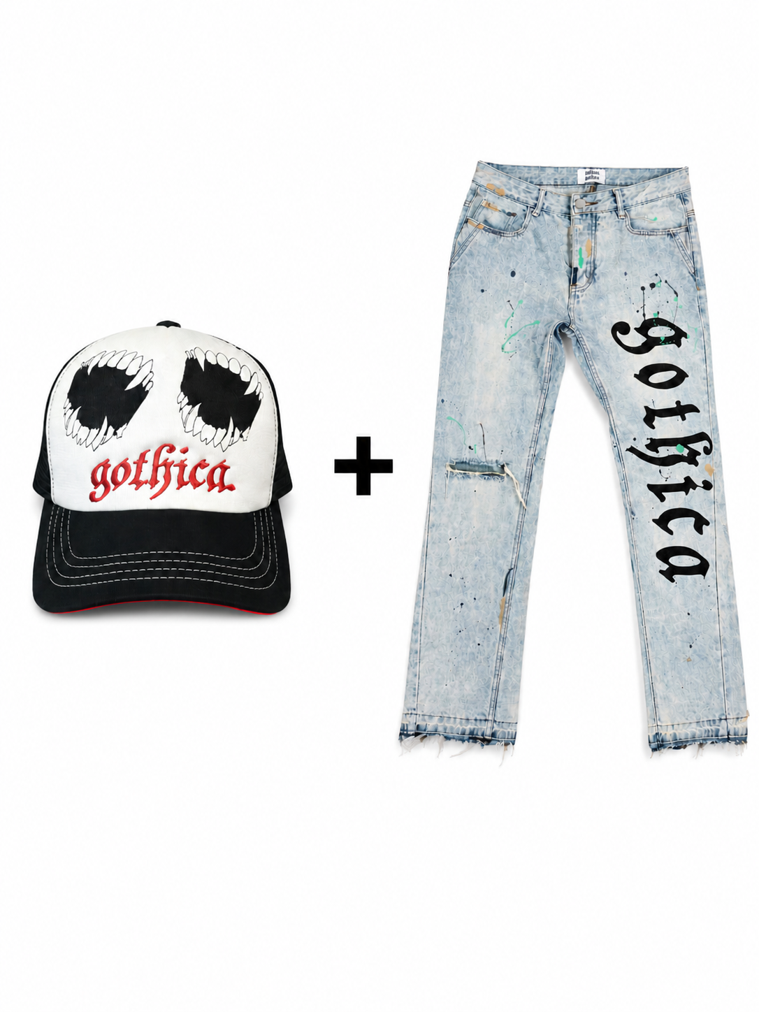 Gothica Denim + Trucker Cap Bundle